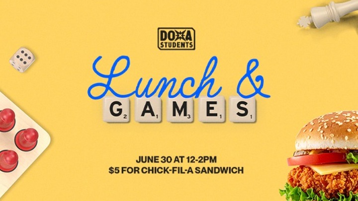 DOXA Lunch & Games logo