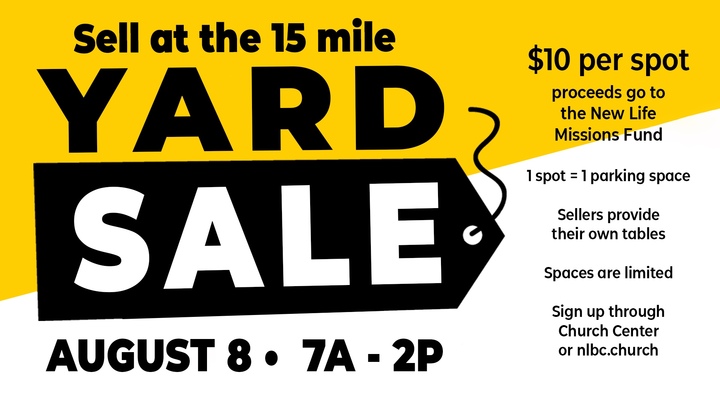 15 Mile Yard Sale logo