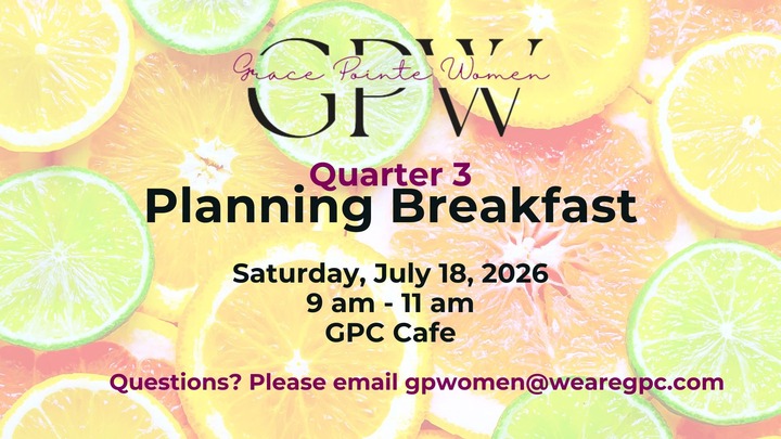 Grace Pointe Women: Planning Breakfast logo