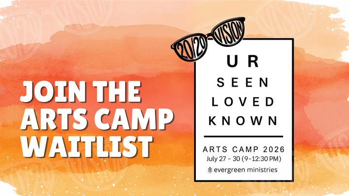 Arts Camp 2026 WAIT LIST logo