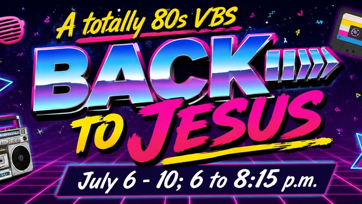 2026 Back to the 80's VBS logo
