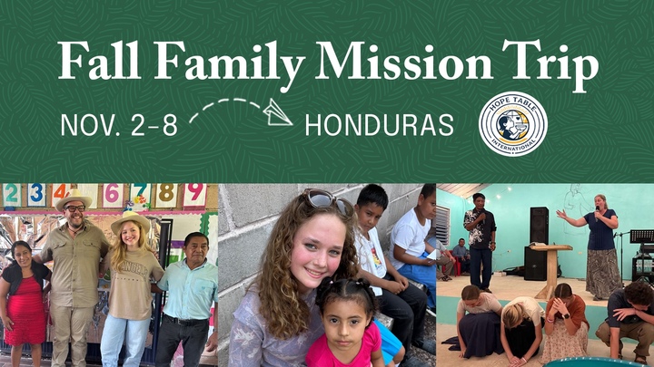 Fall Family Missions Trip | Honduras