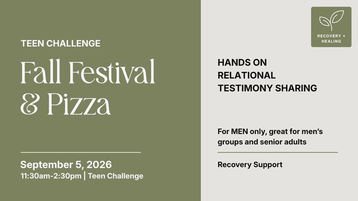 Teen Challenge - Fall Festival  & Pizza logo