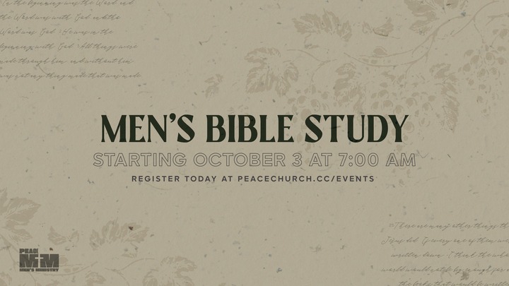 Men's Bible Study | Central Campus