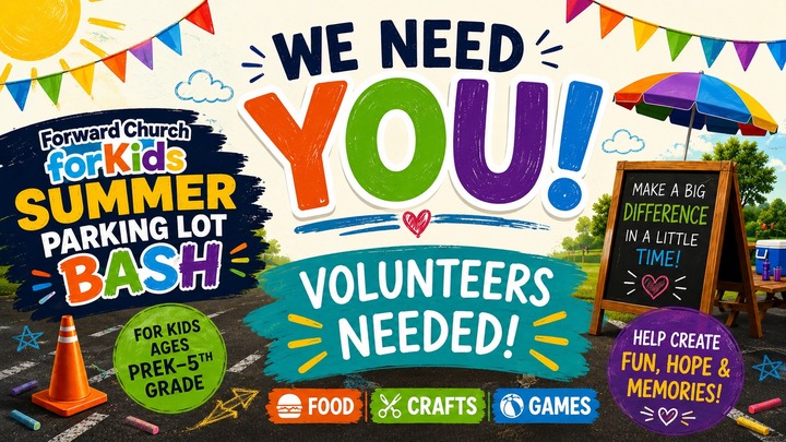 Parking Lot Bash Volunteers Needed