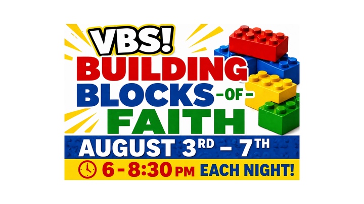 VBS 2026 - Building Blocks of Faith logo