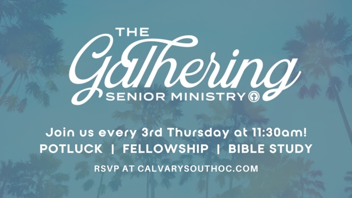 The Gathering Senior Ministry Potluck logo