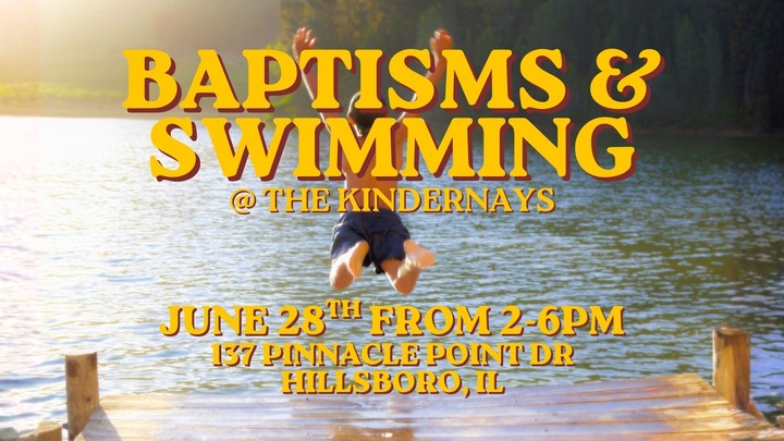 Baptisms & Swimming @ The Kindernays logo