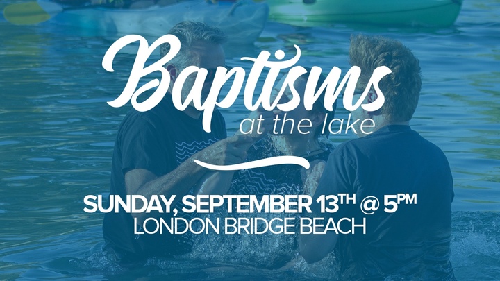 Baptisms at the Lake - September 2026 logo