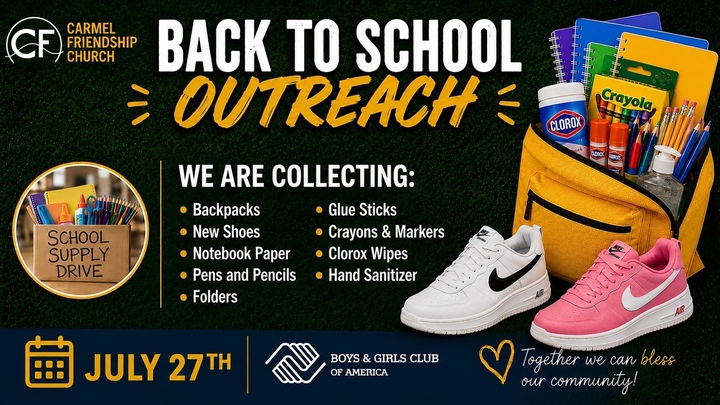 Back To School with The Boys & Girls Club logo