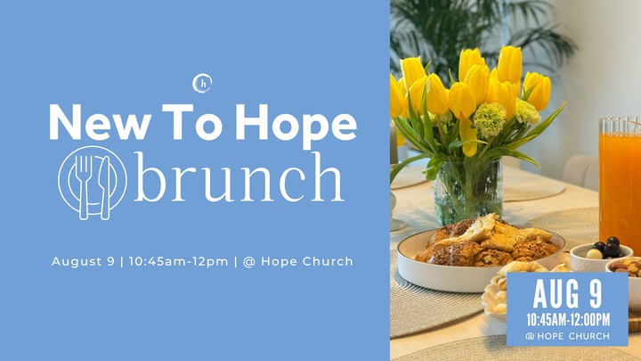 New to Hope Brunch - August logo