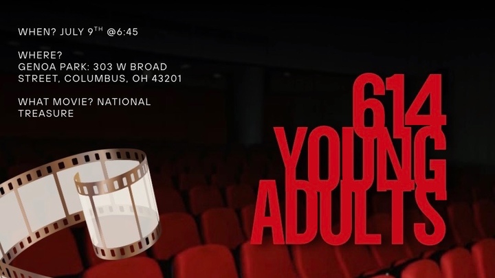 614 YA Movie Night logo