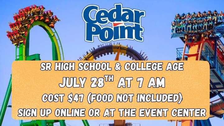 SR HI/College Cedar Point 2026 logo
