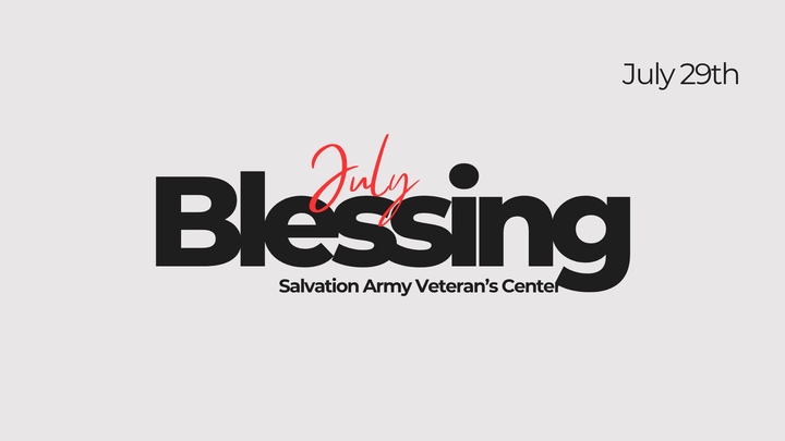 July Blessing - Salvation Army  logo