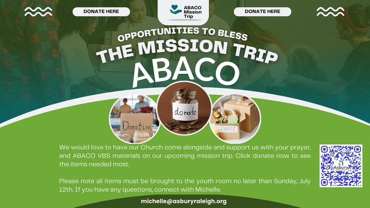 Opportunities to Bless The Mission Trip ABACO logo