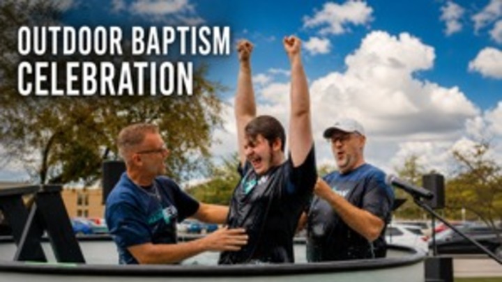 Outdoor Baptism Celebration