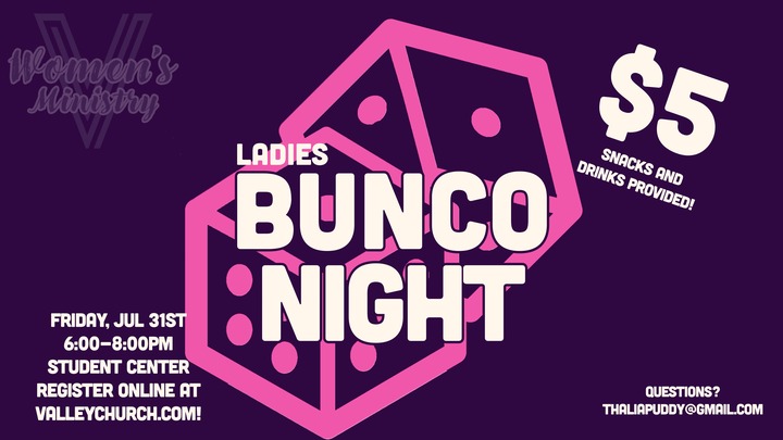 Ladies Bunco Night logo