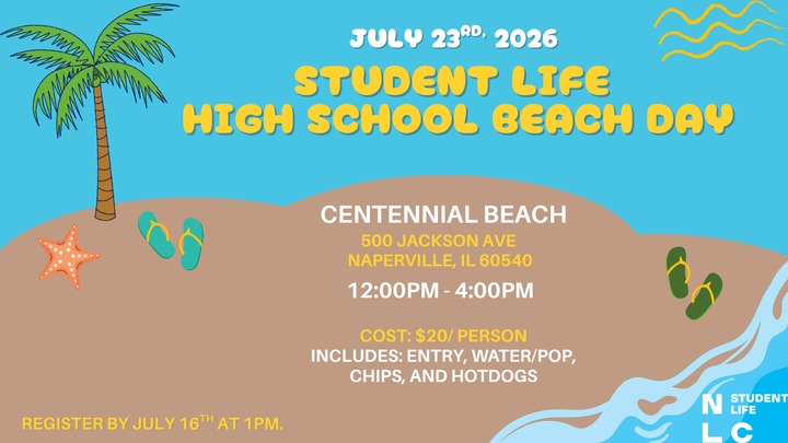 Student Life High School Beach Day logo