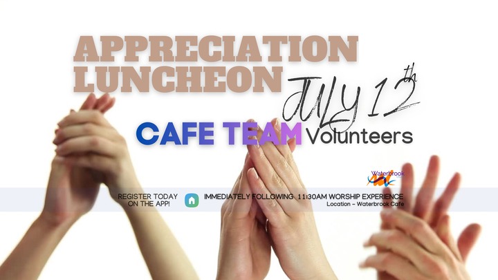 Cafe Appreciation Luncheon logo