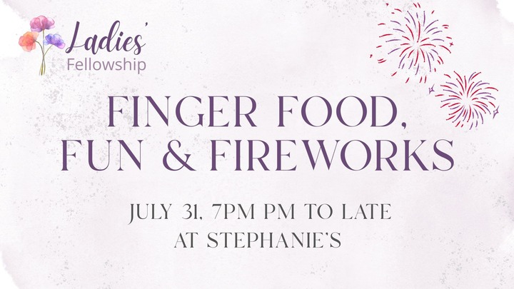 Finger Food, Fun & Fireworks logo
