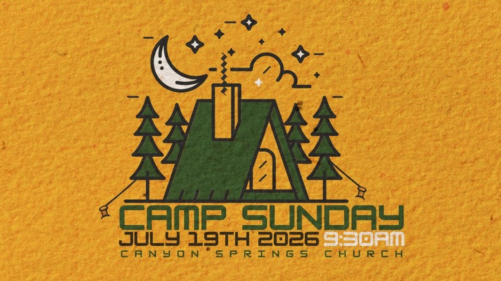 Camp Sunday at Canyon Springs! logo