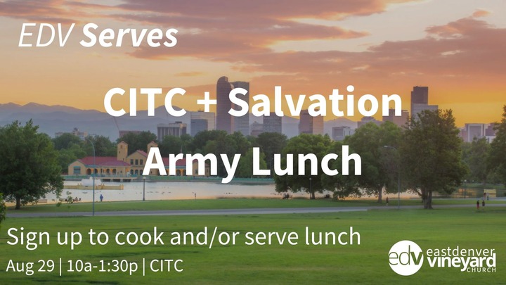 EDV Serves: CITC + Salvation Army Lunch
