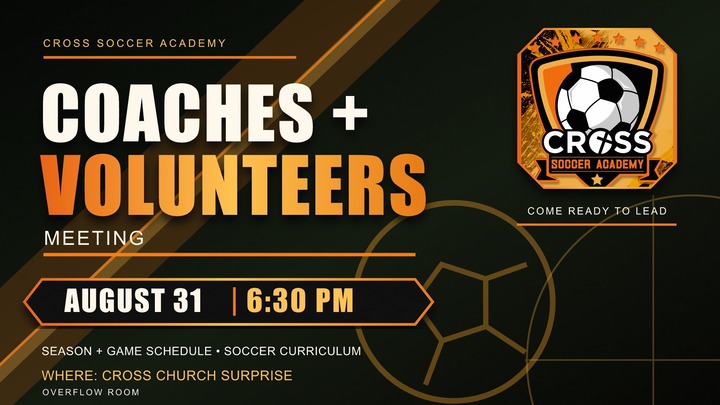 Soccer Academy Coaches + Volunteers