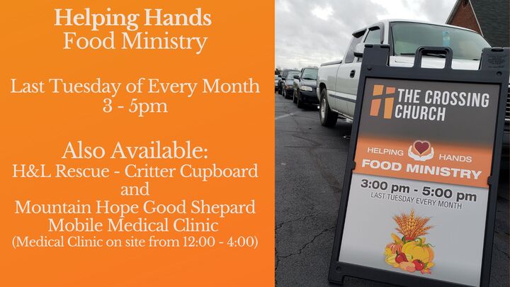 Helping Hands Food Ministry - Last Tuesday of Each month logo