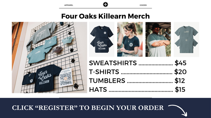 Four Oaks Killearn Apparel & Hats logo