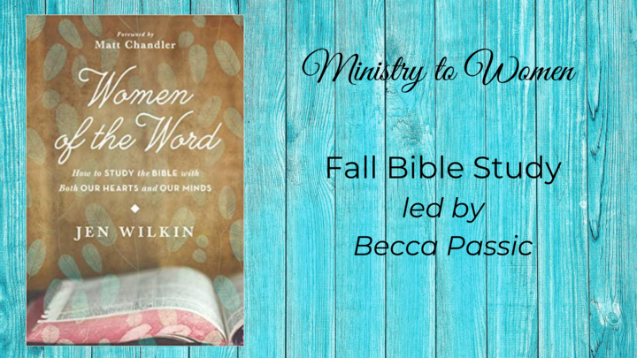 Women's Bible Study: "Women of the Word" by Jen Wilkin logo