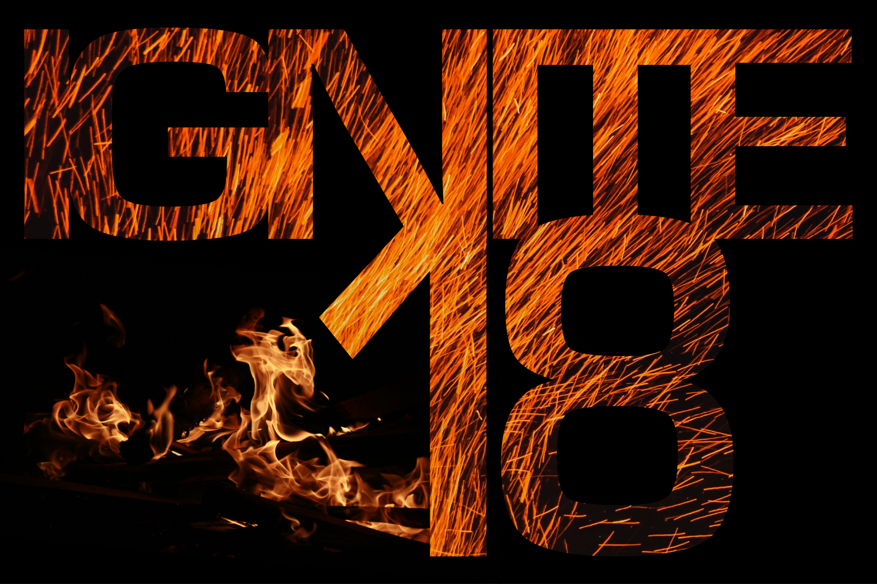 Ignite 18 postcard front