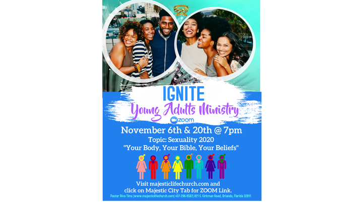 IGNITE Young Adults - Your Body, Your Bible, and Your Beliefs logo