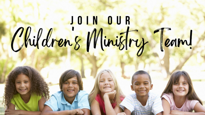 Children's Ministry Volunteer Opportunity logo