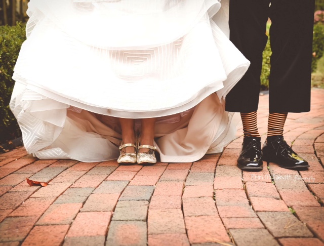 Bride groom shoes