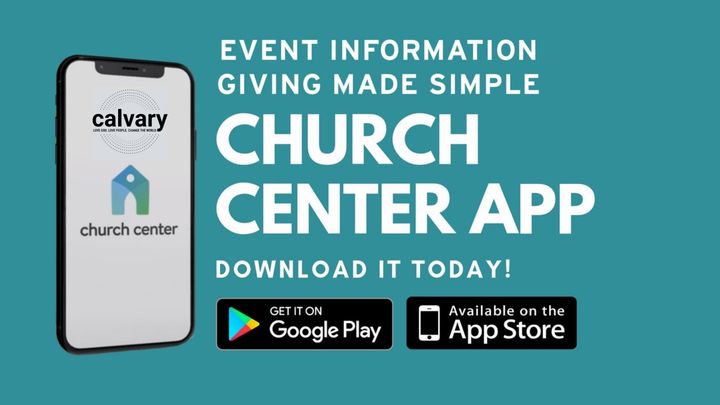Download our Calvary App!  logo