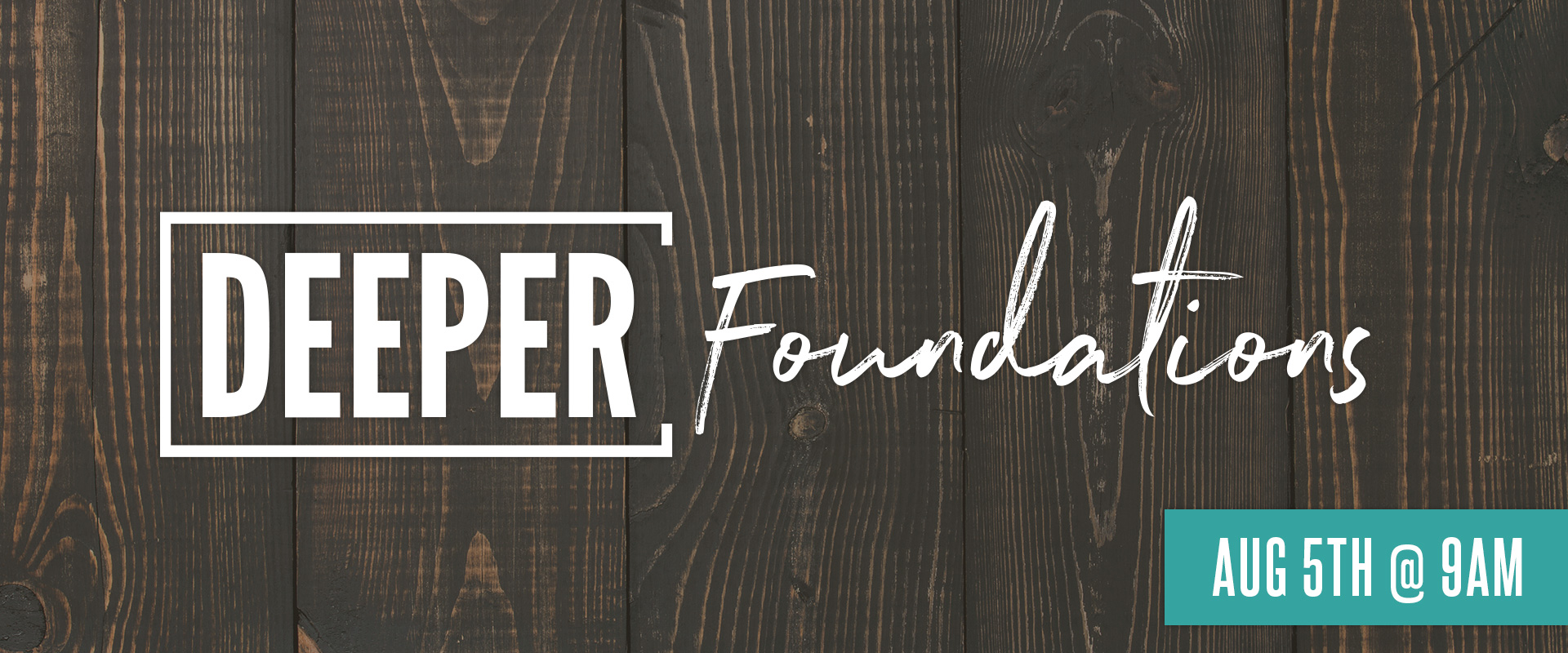 Deeper foundations