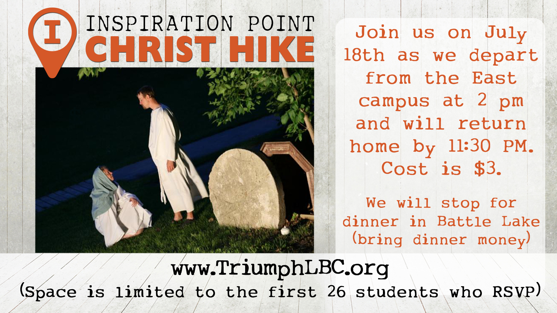Christ hike 2017triumph