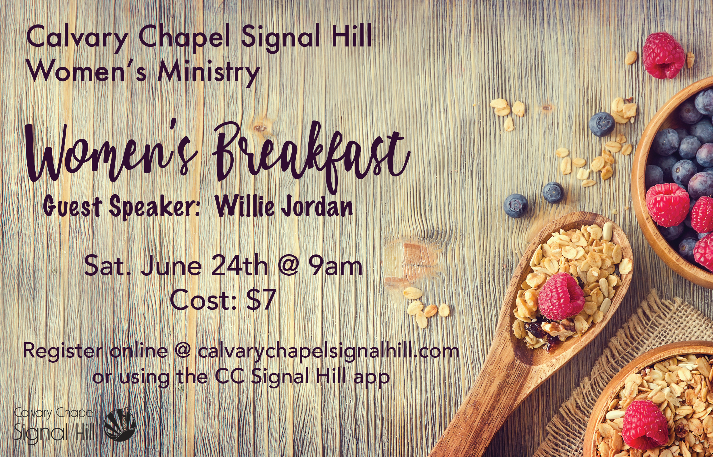 Women s breakfast flyer insert 062417