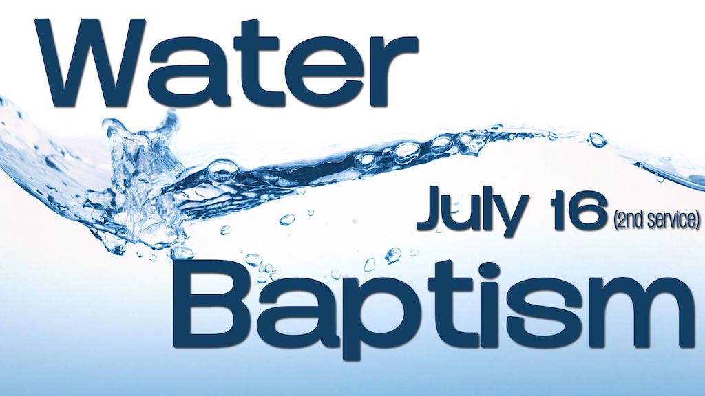 Water baptism