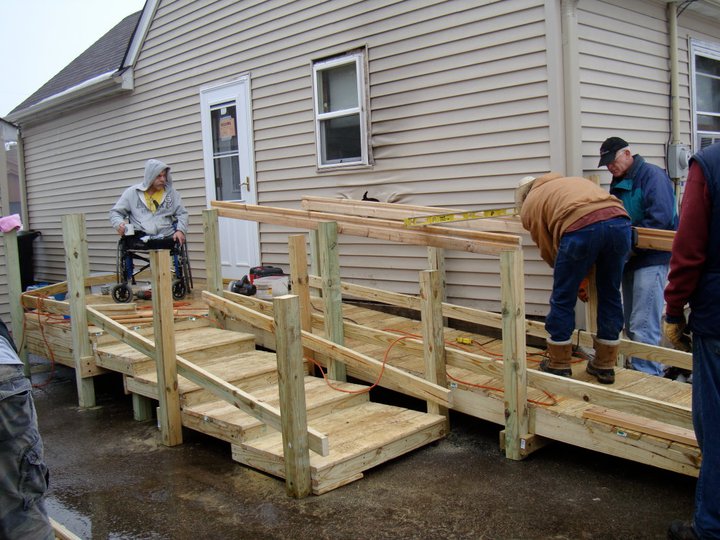 How to build a wheelchair ramp