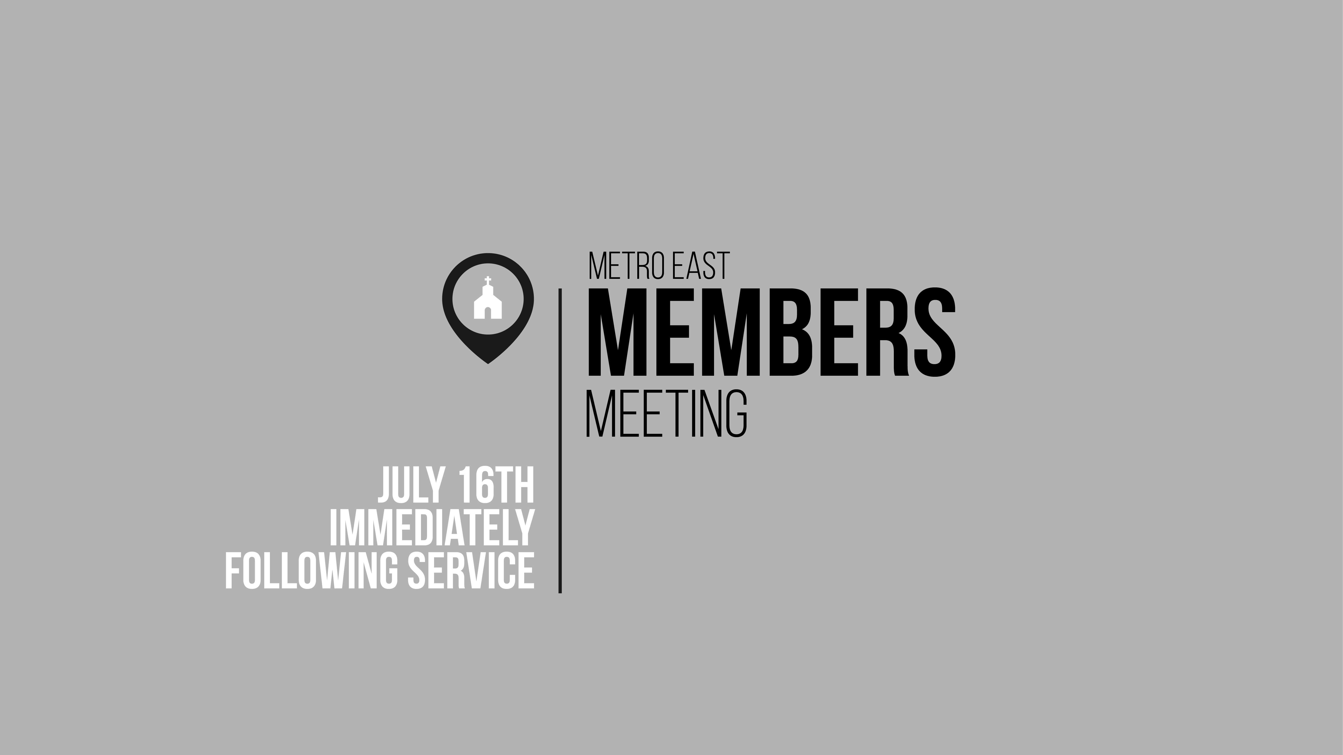 Members meeting slide