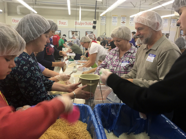 Medium hands against hunger