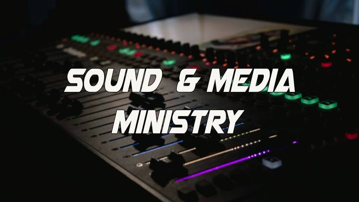 Serve on Sound or Media Ministry Teams logo