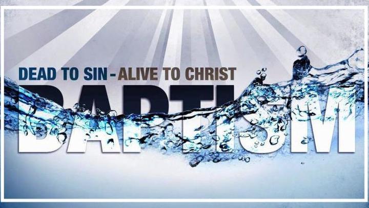 Get baptized! logo