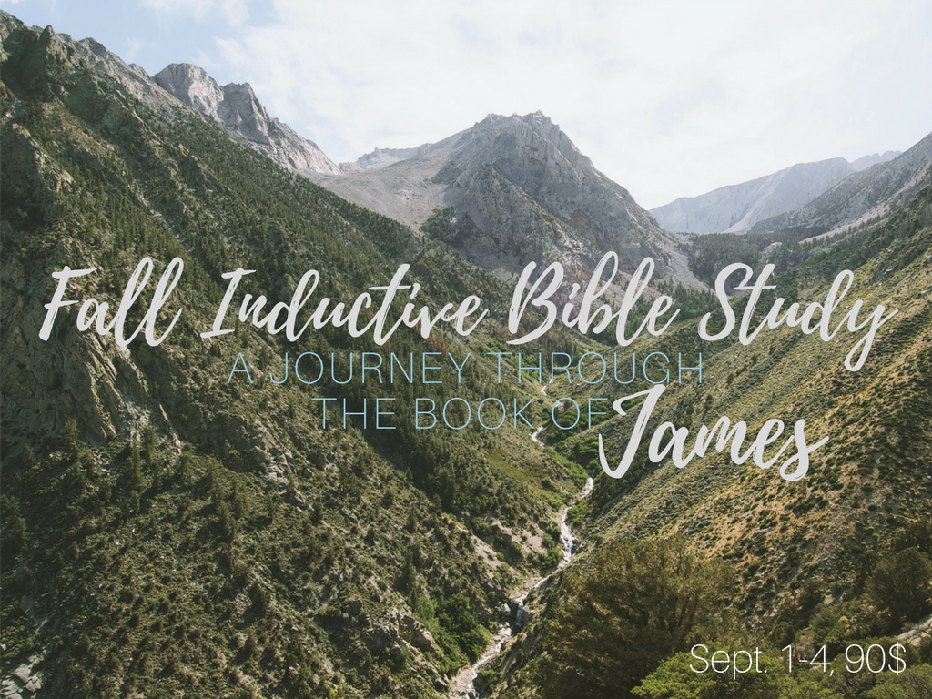 Fall inductive bible study
