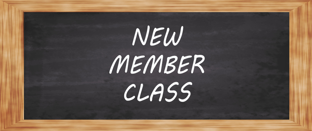 New member class pco graphic