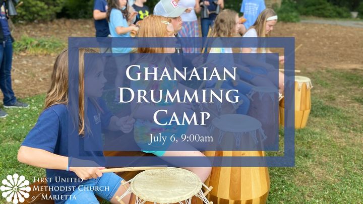 Drumming Camp: July 6th-9th logo