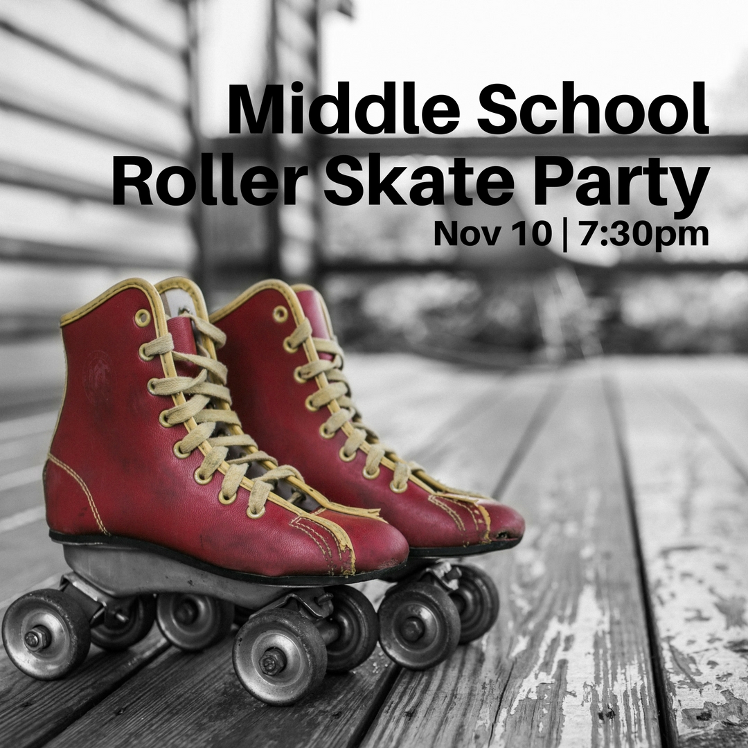 Middle school roller skate parrty