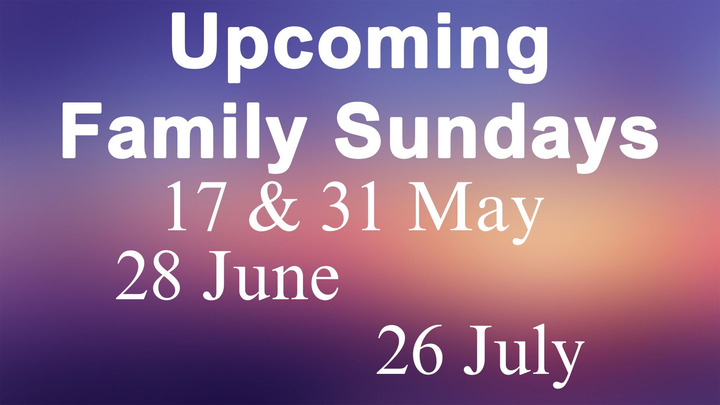 Upcoming Family Sundays logo