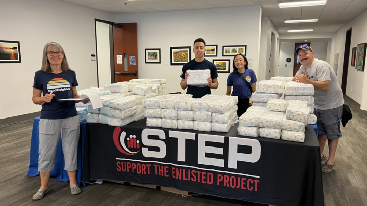 Serve Our Local Military Families | STEP logo